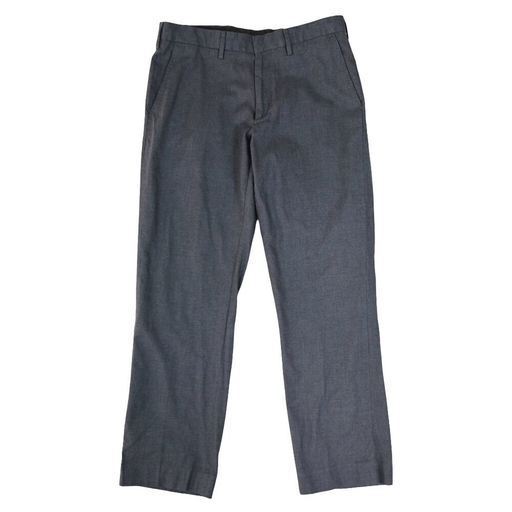 J.Crew Bowery Gray Dress Pants 100% Cotton Classic Trousers Size 32 x 30
